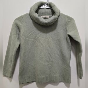 Girl's Turtleneck Sweater 90% Wool 10% Cashmere